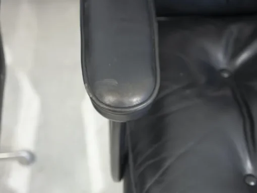 Pamono Set of Executive Chairs in Black Leather by Charles and Ray Eames, 1960s Hot