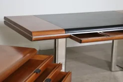 Pamono Set of Executive Desk and Credenza by Hans von Klier for Skipper, Italy, 1972 Online