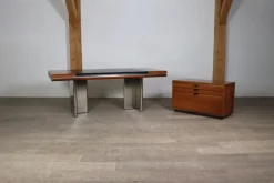 Pamono Set of Executive Desk and Credenza by Hans von Klier for Skipper, Italy, 1972 Online