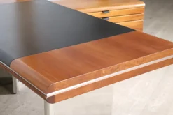 Pamono Set of Executive Desk and Credenza by Hans von Klier for Skipper, Italy, 1972 Online