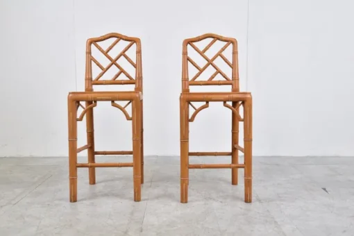 Pamono Set of Faux Bamboo Children Chairs, 1960s Online