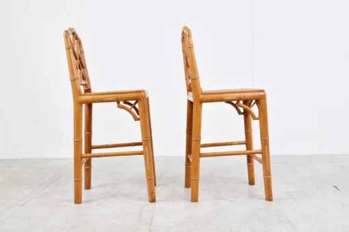 Pamono Set of Faux Bamboo Children Chairs, 1960s Online