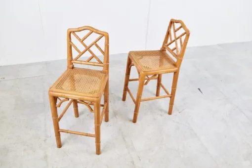 Pamono Set of Faux Bamboo Children Chairs, 1960s Online