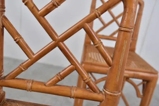 Pamono Set of Faux Bamboo Children Chairs, 1960s Online