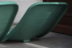 Pamono Set of Fiberglass Sunbeds by Charles Zublena Sale