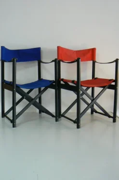 Pamono Set of Folding Chairs by Mogens Koch for Hyllinge Möbler