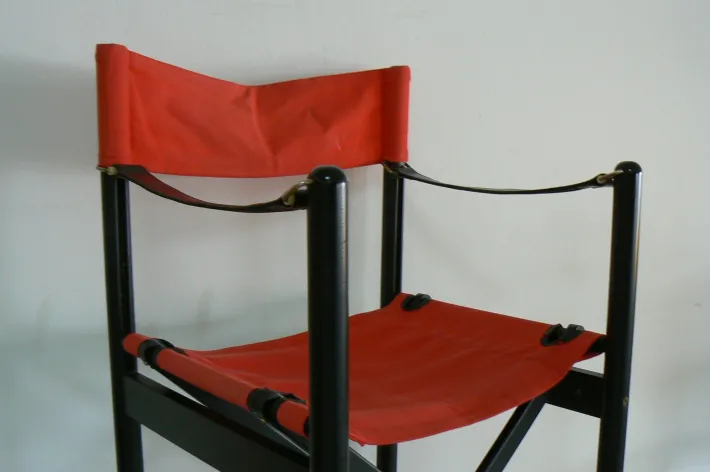 Pamono Set of Folding Chairs by Mogens Koch for Hyllinge Möbler