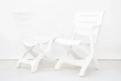 Pamono Set of Folding Chairs in Lacquered Wood from Fratelli Reguitti, 1960s Sale