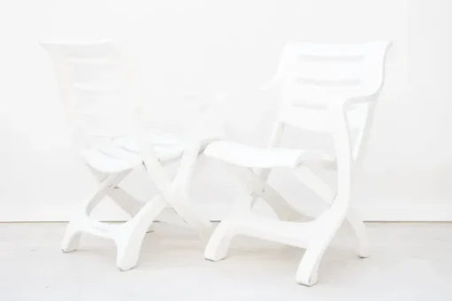 Pamono Set of Folding Chairs in Lacquered Wood from Fratelli Reguitti, 1960s Sale
