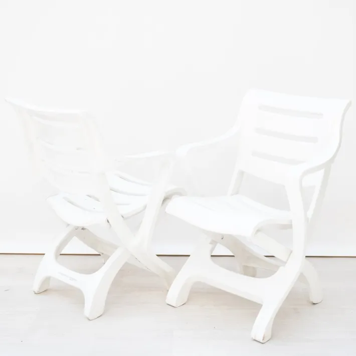 Pamono Set of Folding Chairs in Lacquered Wood from Fratelli Reguitti, 1960s Sale