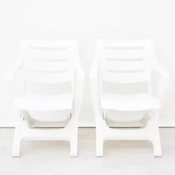 Pamono Set of Folding Chairs in Lacquered Wood from Fratelli Reguitti, 1960s Sale