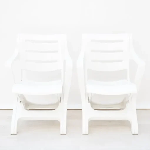 Pamono Set of Folding Chairs in Lacquered Wood from Fratelli Reguitti, 1960s Sale