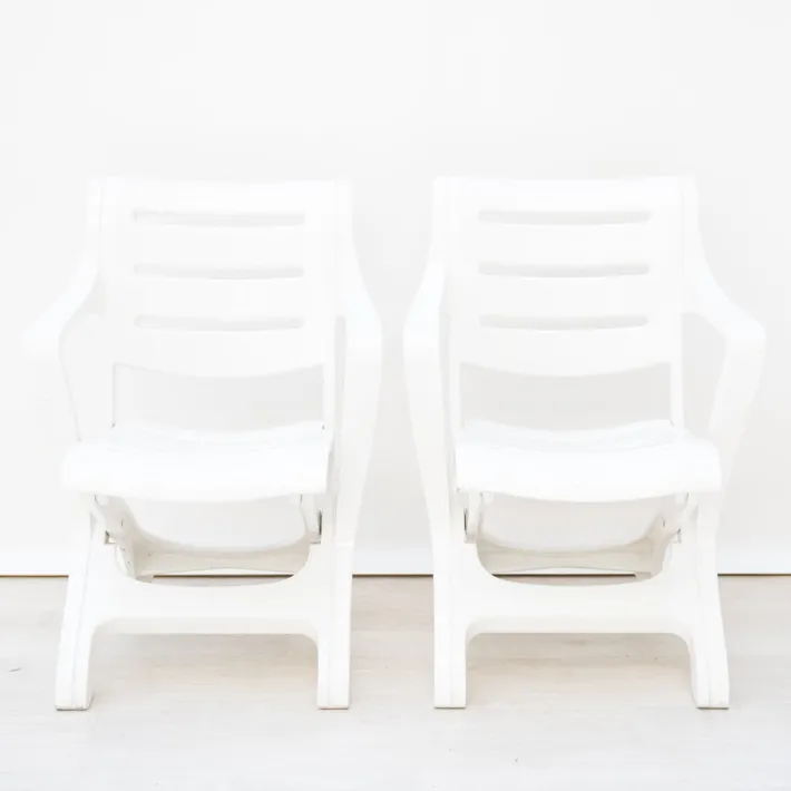 Pamono Set of Folding Chairs in Lacquered Wood from Fratelli Reguitti, 1960s Sale