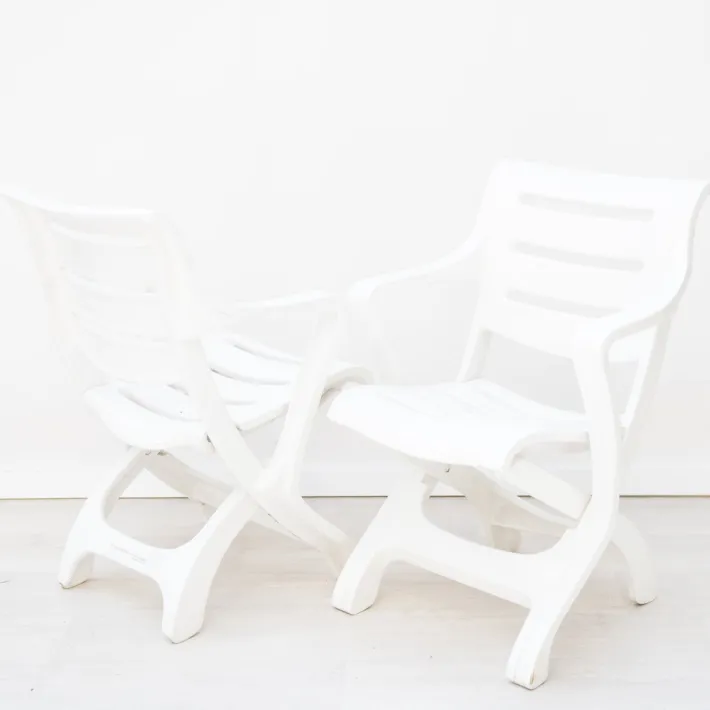 Pamono Set of Folding Chairs in Lacquered Wood from Fratelli Reguitti, 1960s Sale