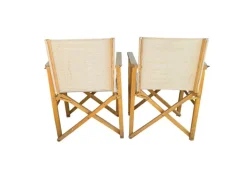 Pamono Set of Folding Directors Chairs