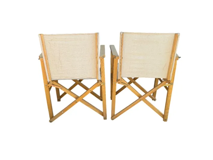 Pamono Set of Folding Directors Chairs