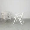 Pamono Set of Folding White Garden Chairs by Fratelli Reguitti, Italy, 1950s Online