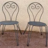 Pamono Set of Garden Chairs in Wrought Iron Best