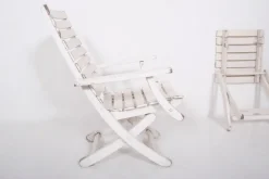 Pamono Set of Garden Lounge Chair with Footstool
