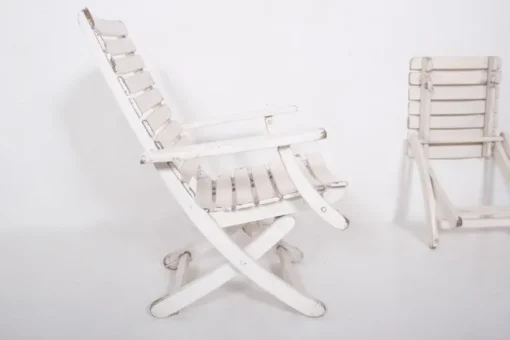 Pamono Set of Garden Lounge Chair with Footstool