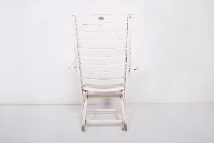 Pamono Set of Garden Lounge Chair with Footstool