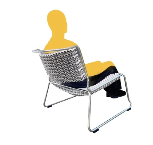 Pamono Set of Grey Accupunto Outdoor Chairs by Yos & Leonard Theosabrata, 2003 Best