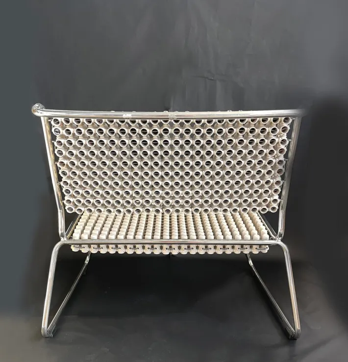 Pamono Set of Grey Accupunto Outdoor Chairs by Yos & Leonard Theosabrata, 2003 Best