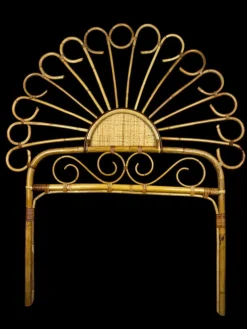 Pamono Set of Headboard in Bamboo and Rattan, Handcrafted Côte Dazur, France, 1960s Outlet