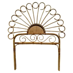 Pamono Set of Headboard in Bamboo and Rattan, Handcrafted Côte Dazur, France, 1960s Outlet