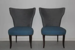 Pamono Set of High Back Chairs, 1950s New