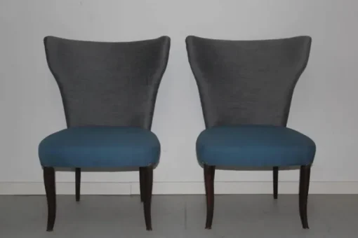 Pamono Set of High Back Chairs, 1950s New