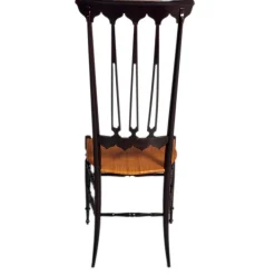 Pamono Set of High Back Chiavarina Chair by Gio Ponti for Sac Chiavari, 1950s Hot