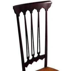 Pamono Set of High Back Chiavarina Chair by Gio Ponti for Sac Chiavari, 1950s Hot