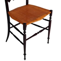 Pamono Set of High Back Chiavarina Chair by Gio Ponti for Sac Chiavari, 1950s Hot