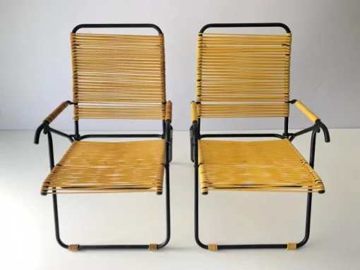 Pamono Set of Italian Exterior Spaghetti Armchairs, Italy, 1970s Discount