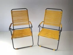 Pamono Set of Italian Exterior Spaghetti Armchairs, Italy, 1970s Discount