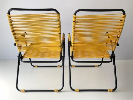 Pamono Set of Italian Exterior Spaghetti Armchairs, Italy, 1970s Discount