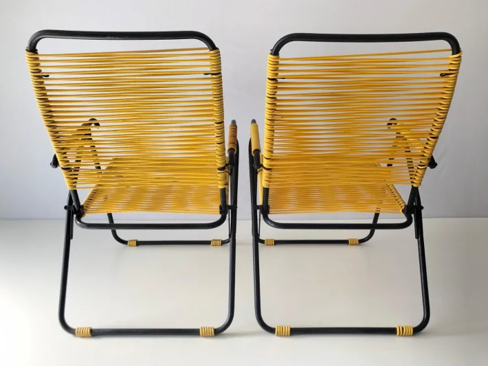 Pamono Set of Italian Exterior Spaghetti Armchairs, Italy, 1970s Discount