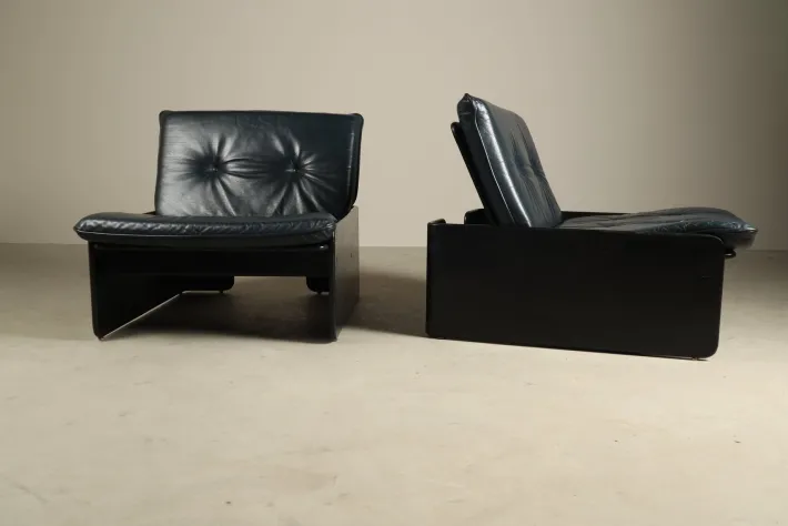 Pamono Set of Jeans Rondo Easy Chairs by Erik Deforce for Hi-Plan, 1970s New