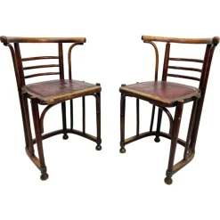 Pamono Set of Jugendstil Chairs by Josef Hoffmann, 1890s Outlet