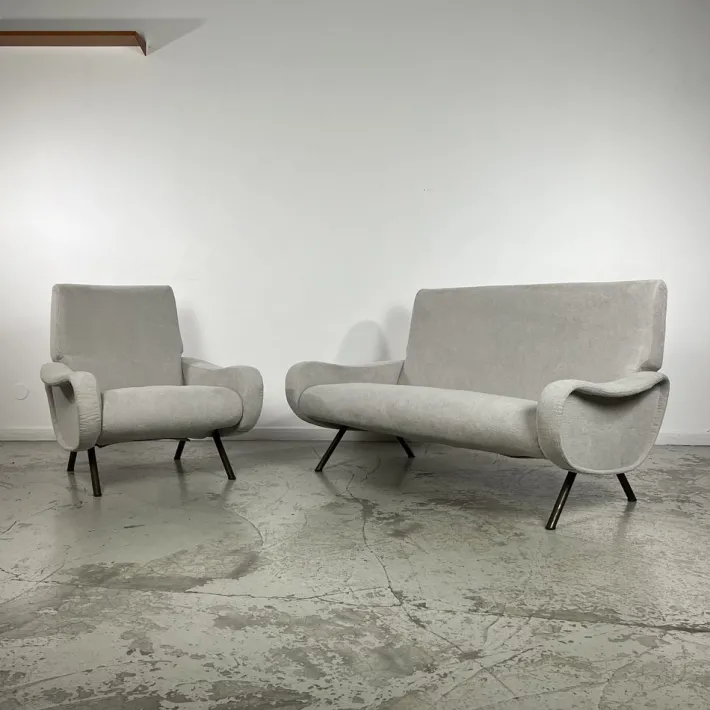 Pamono Set of Lady Chair Armchair and Sofa by Marco Zanuso for Arflex, 1950s Online