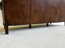 Pamono Set of Leather Sofa and Chair, Portugal, 1960s Best