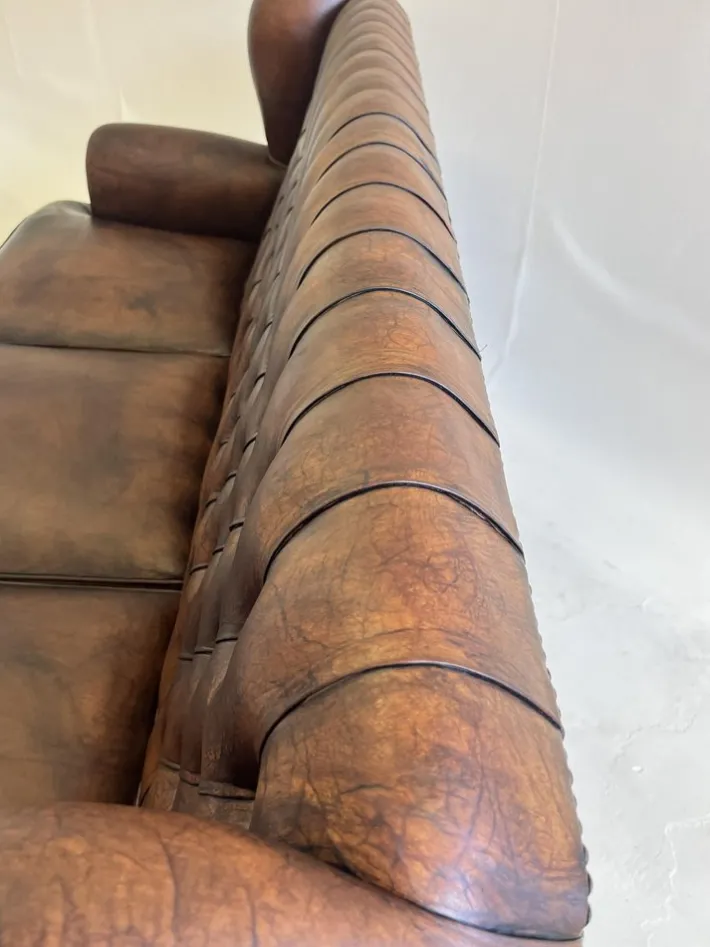 Pamono Set of Leather Sofa and Chair, Portugal, 1960s Best