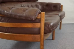 Pamono Set of Living Room Armchairs attributed to Sven Ellekaer for Coja, 1960s New