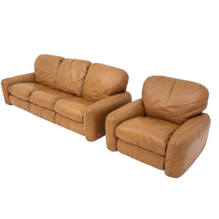 Pamono Set of Living Room Set by Arrigo Arrigoni for Industrial Group Busnelli, Italy, 1970s Outlet