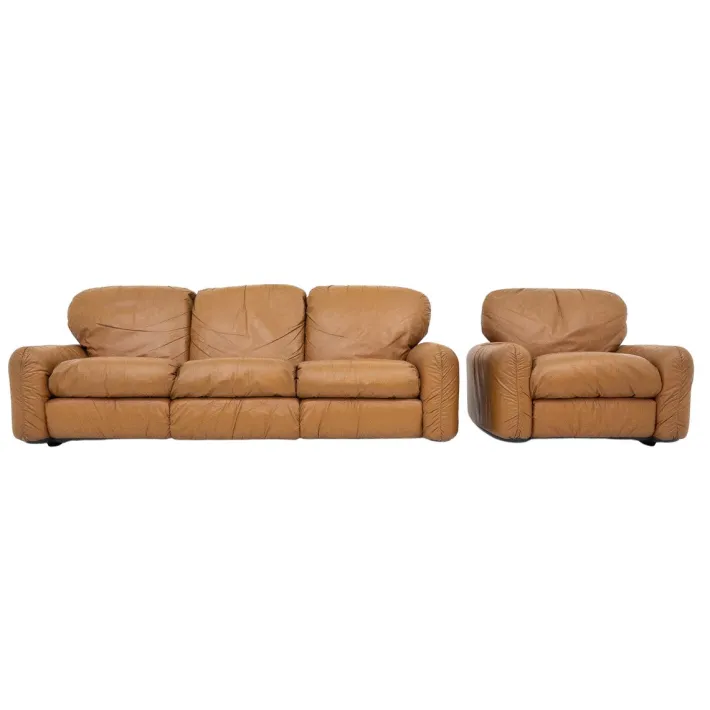 Pamono Set of Living Room Set by Arrigo Arrigoni for Industrial Group Busnelli, Italy, 1970s Outlet