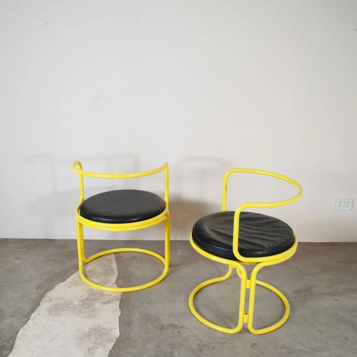 Pamono Set of Locus Solar Series Lounge Chairs by Gae Aulenti for Poltronova, Late 1960s Online