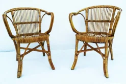 Pamono Set of M753 Garden Armchairs from Gervasoni Udine, Italy, 1930s Hot