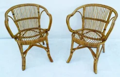 Pamono Set of M753 Garden Armchairs from Gervasoni Udine, Italy, 1930s Hot