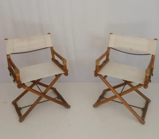 Pamono Set of McGuire Director's Chairs, 1950s Discount
